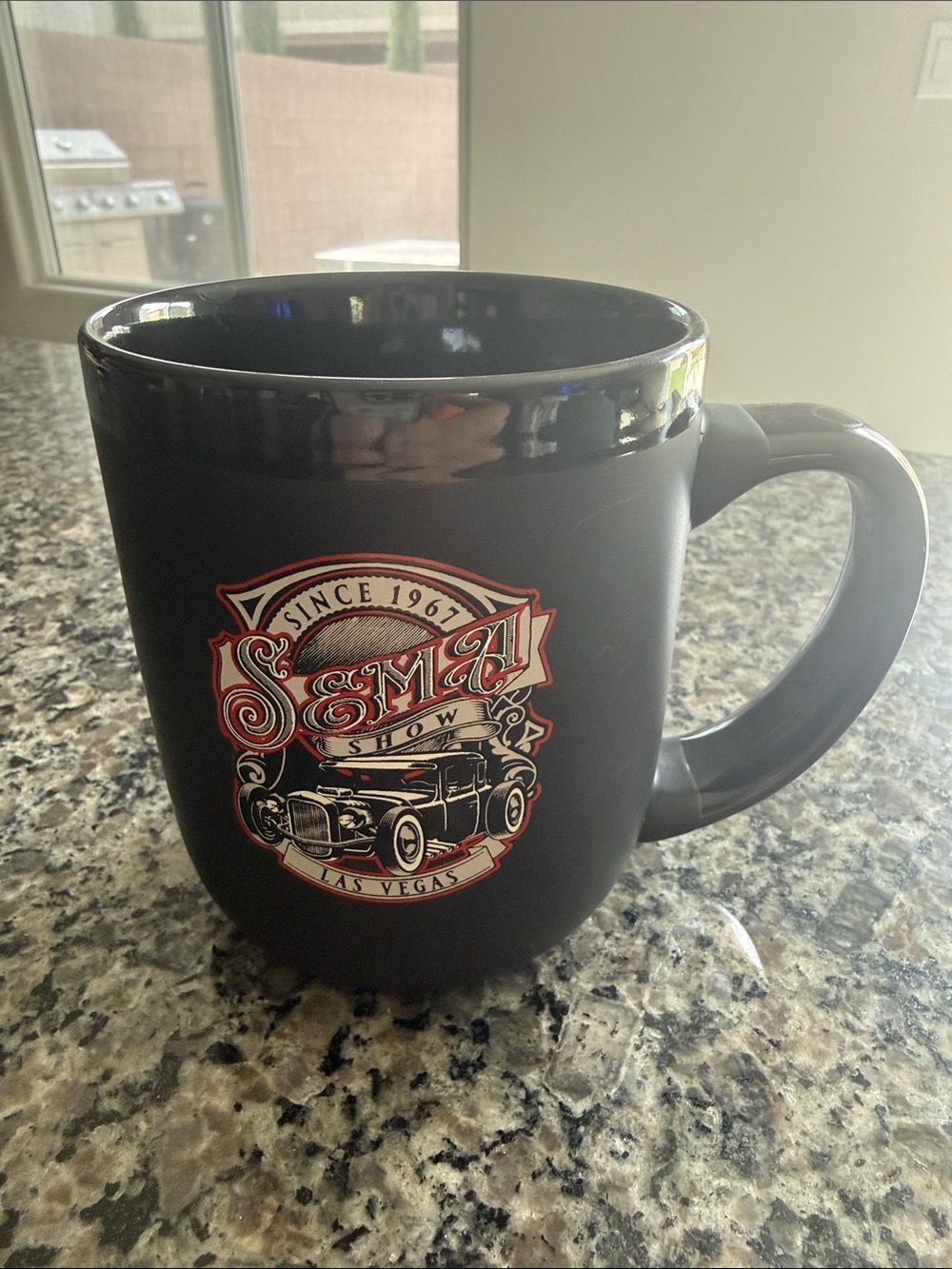 SEMA Show Black Coffee Mug